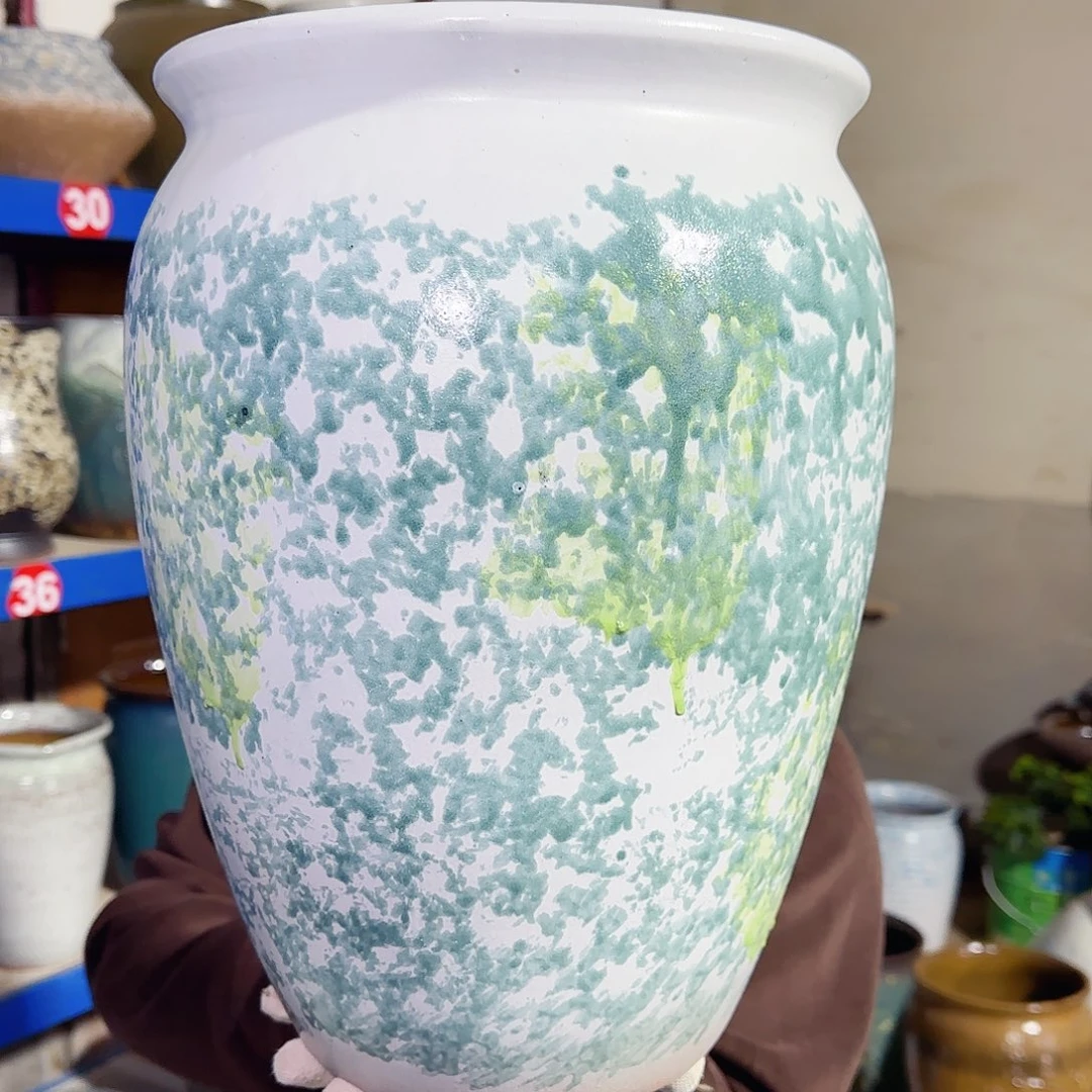 紫砂花盆高35口25