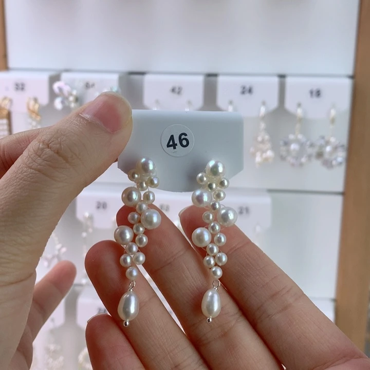 未镶嵌耳饰淡水珍珠