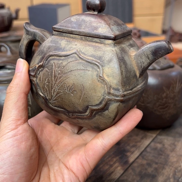 老***头茶壶紫砂紫砂壶作品