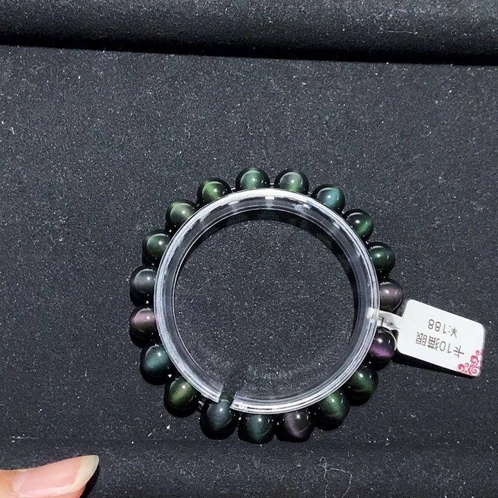 海****黑曜岩未镶嵌手链