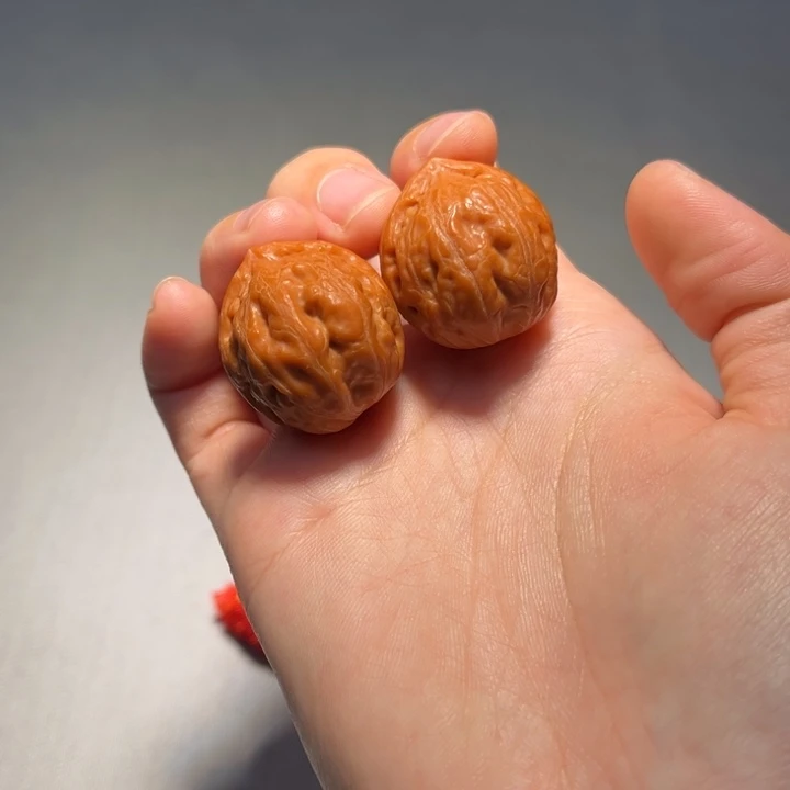 文玩核桃把件瓷豆豆665