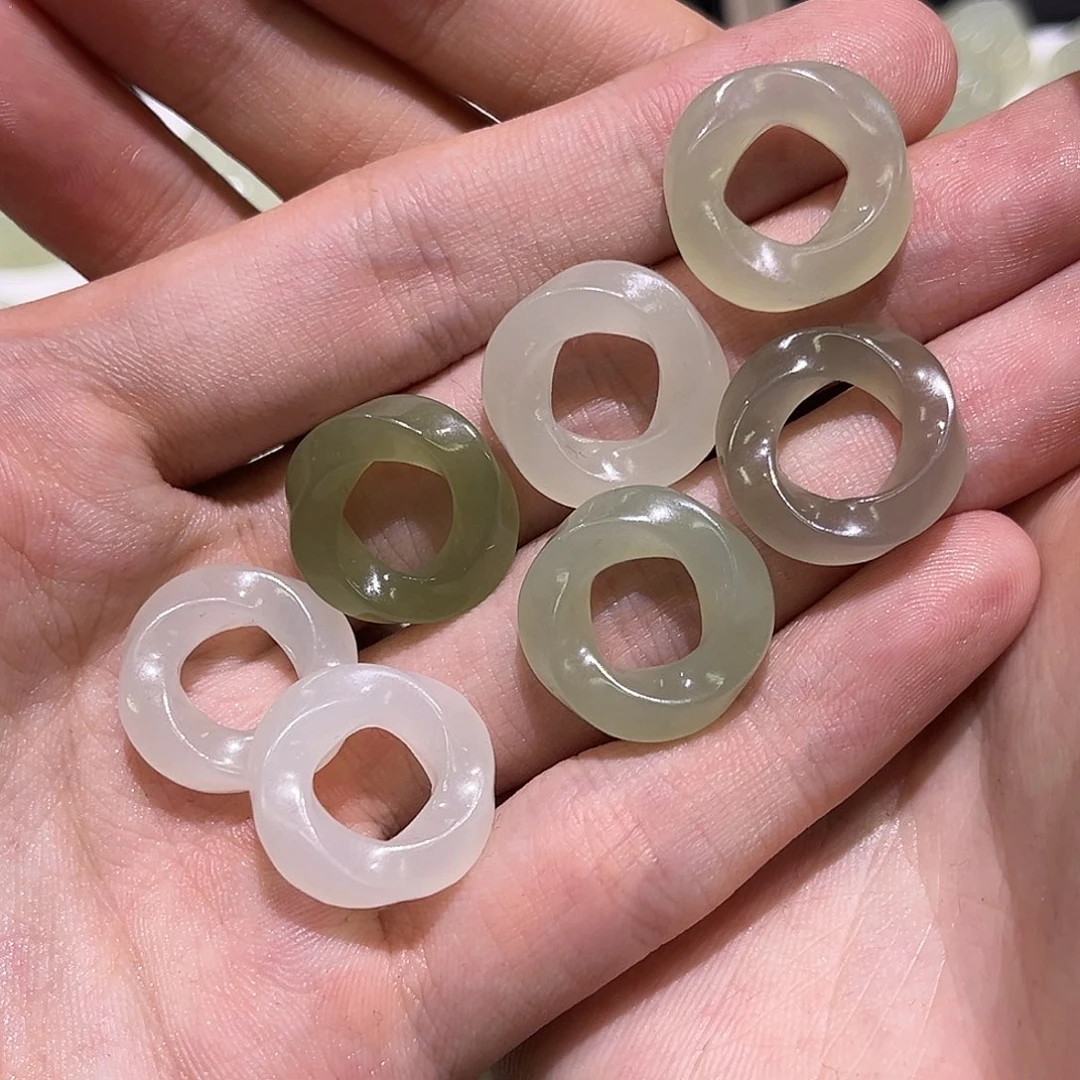 和田玉未镶嵌吊坠(不含链)