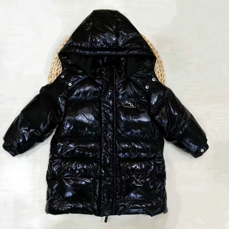 米乐熊儿童【免洗】中长款羽绒服1410