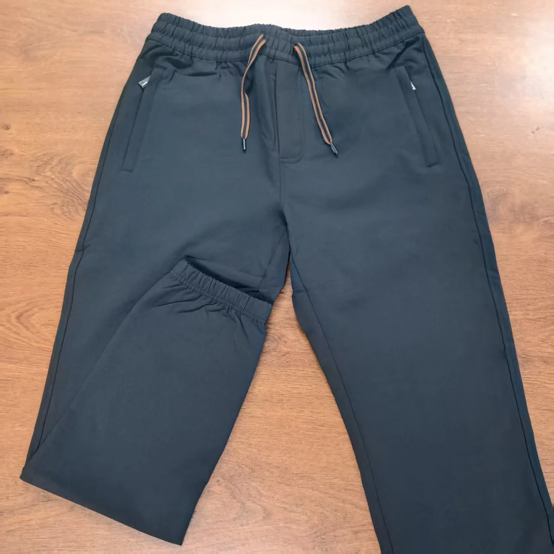 Z男士舒适百搭口袋拉链休闲束脚卫裤（卡码拍小）