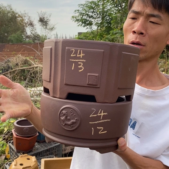 紫砂花盆紫砂特价包邮