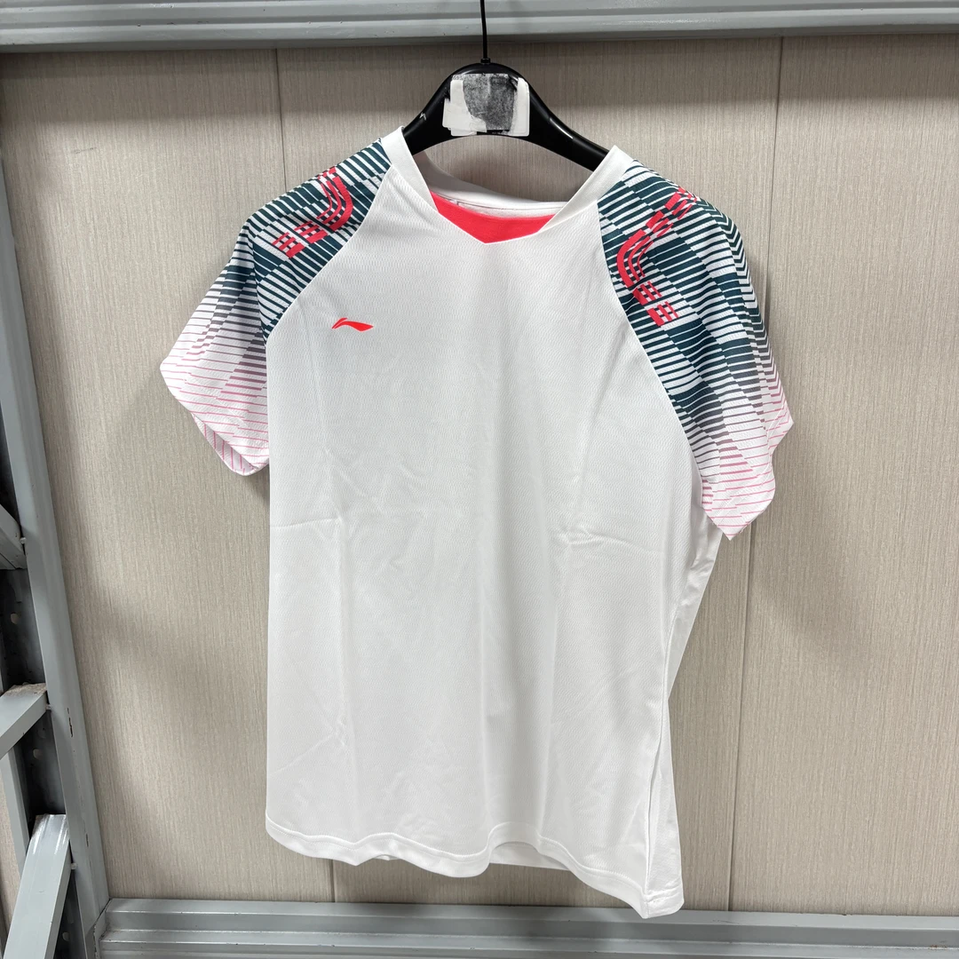 《B品以直播展示为主》李宁上衣夏季女款运动比赛舒适T恤AAYN012