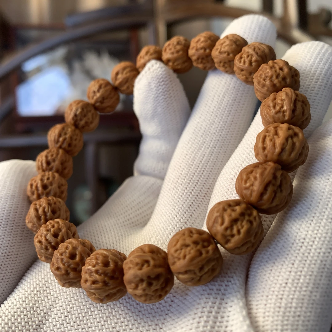 牛小度—京巴棱，精工手修款，猴头手串