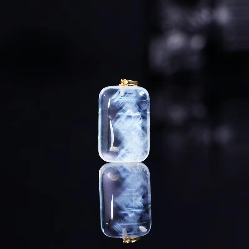 天使之翼：18k蓝针无事牌吊坠-多样性发其一