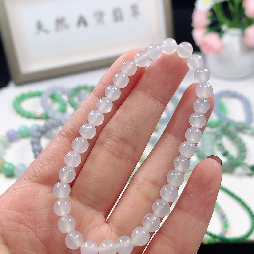 翡翠未镶嵌手链5.8mm