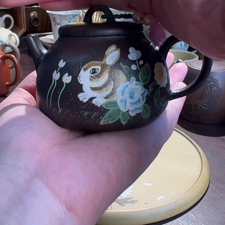 茶壶紫砂紫砂的味道很好闻啊