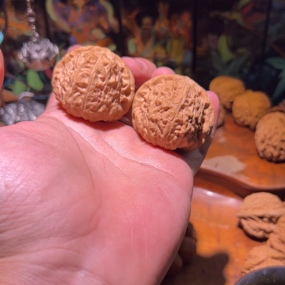 门***刘文玩核桃吊坠44➕全品小毕业南瓜墩，52克