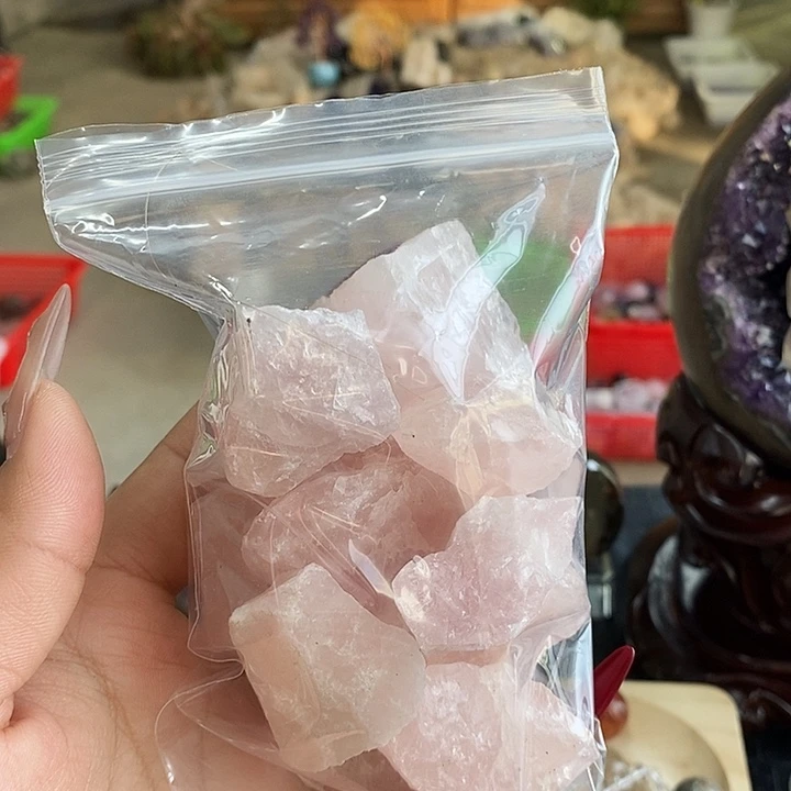 开***心未镶嵌珠宝半成品水晶