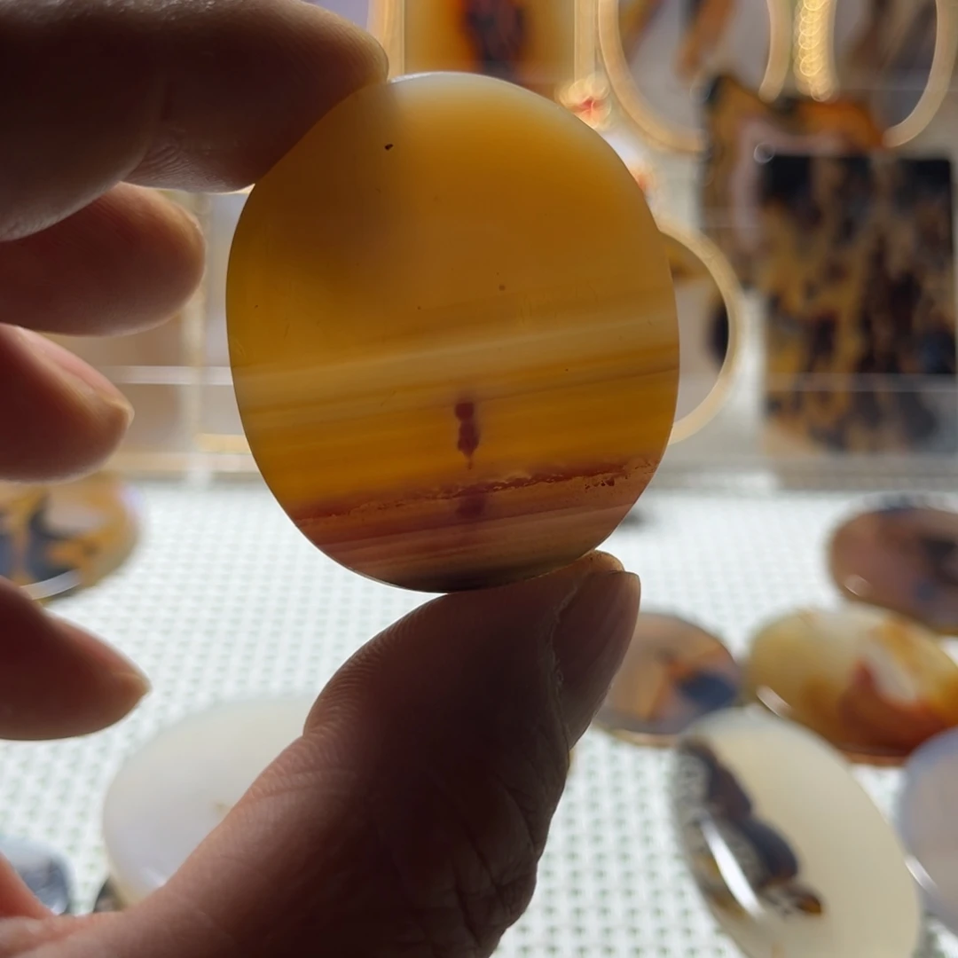 玛瑙/玉髓未镶嵌吊坠(不含链)