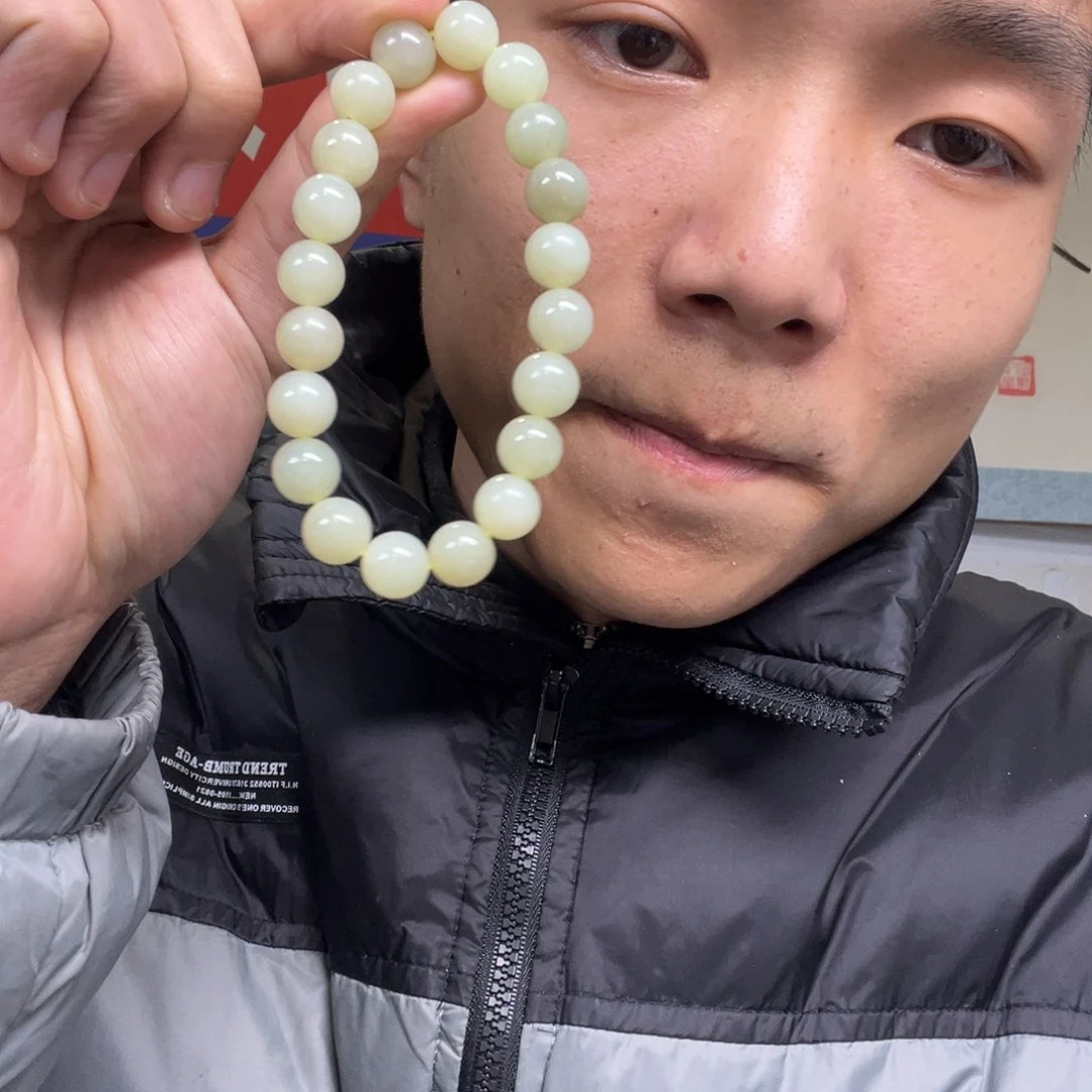 和田玉手链未镶嵌多样性钢板料手串卡10货头