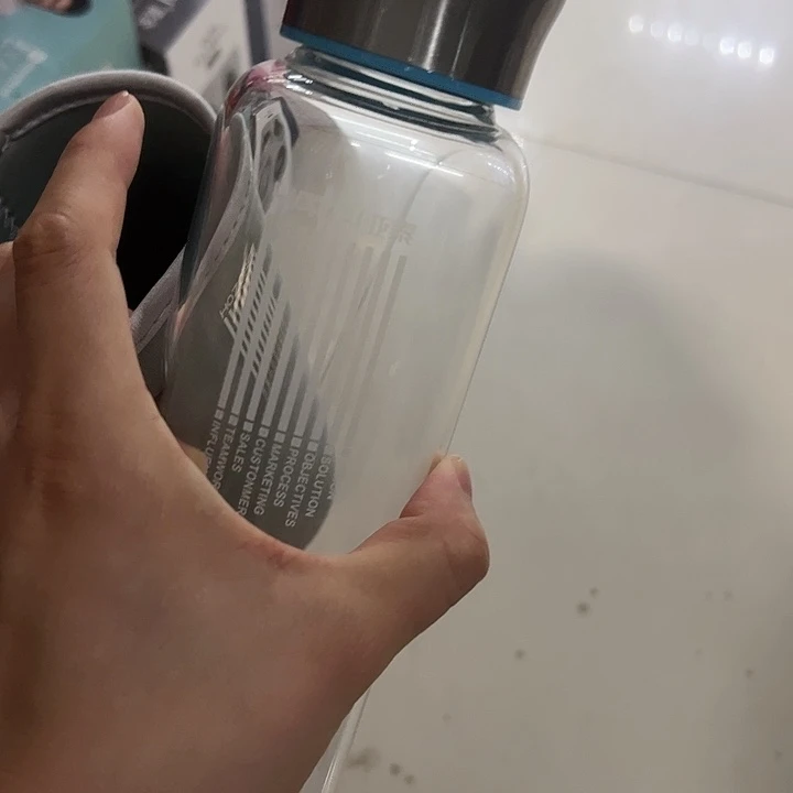 砖雕亚泰孤品运动瓶2939-500 有杯套 蓝