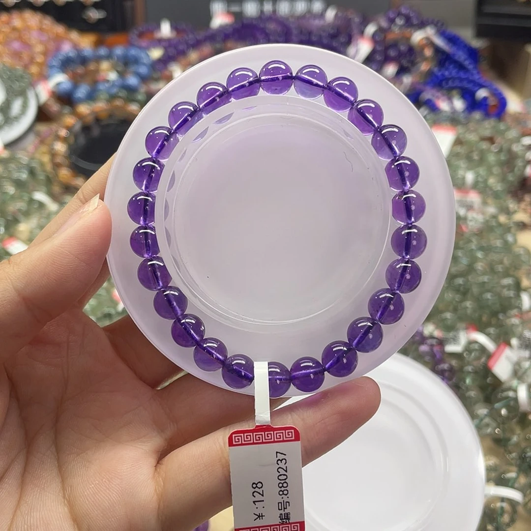 水晶手链未镶嵌?*紫水晶