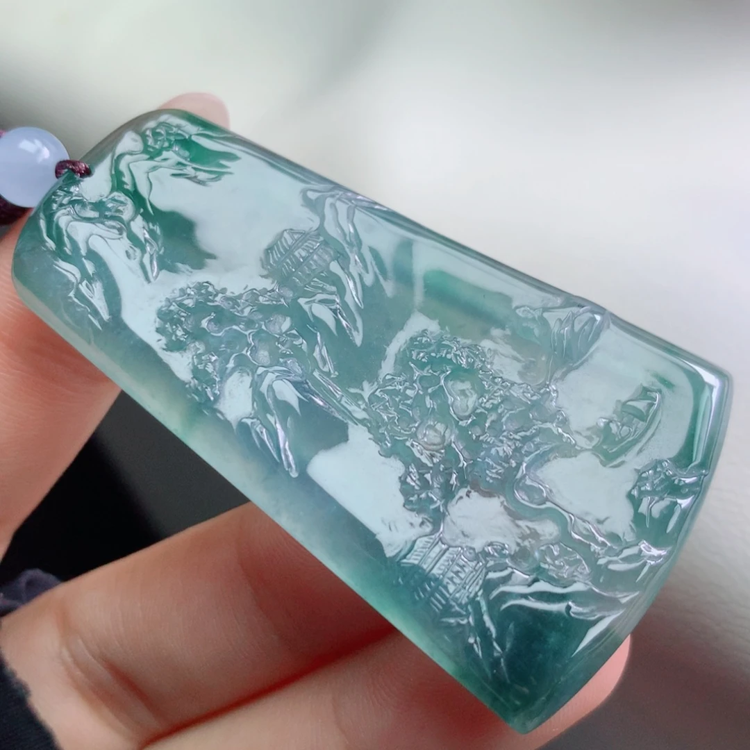 颈饰未镶嵌翡翠翡翠吊坠