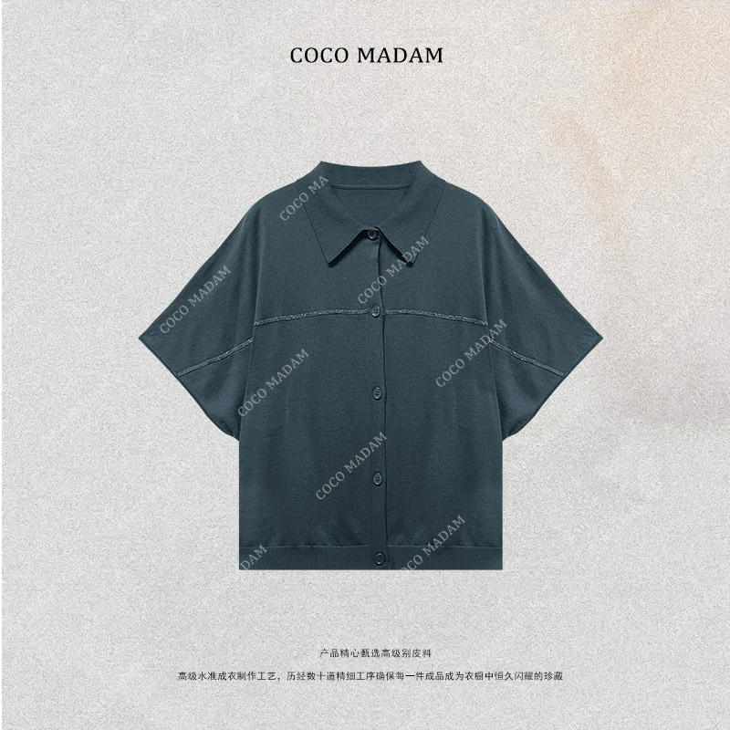 NIUNIU ·T-741 高端轻奢洋气短袖T恤开衫