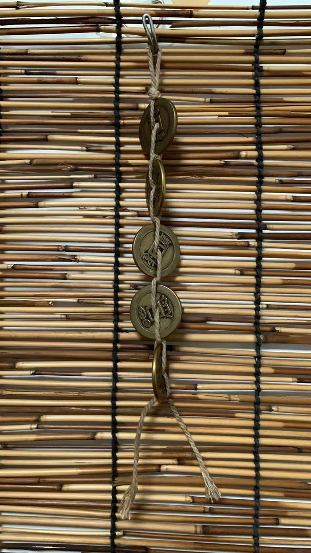 五帝钱加厚中式复古风挂饰工艺品装饰挂件