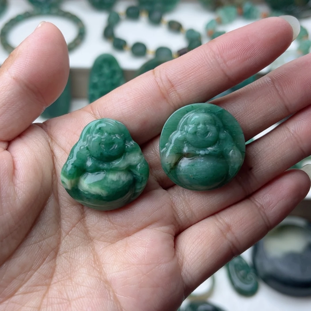心***忆独山玉未镶嵌挂件