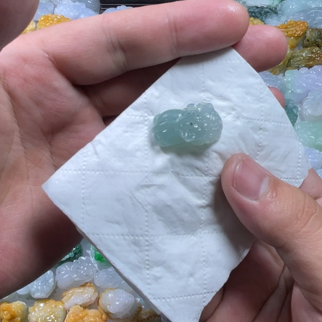 定制翡翠未镶嵌看**的天然