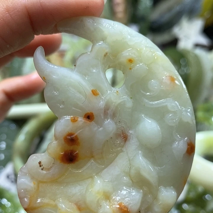 未镶嵌岫玉吊坠吊坠