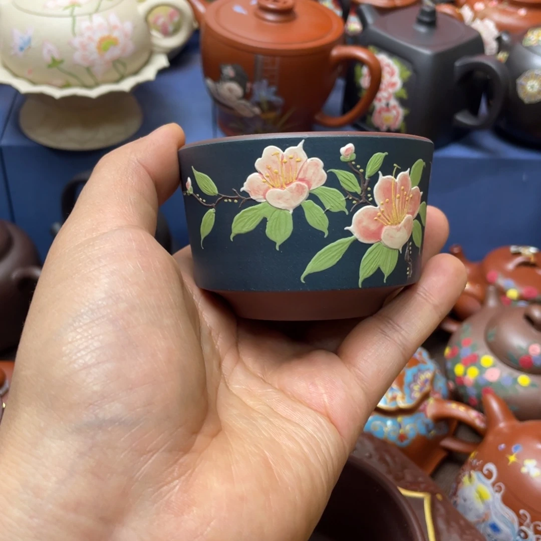 紫砂茶杯紫砂主人杯100cc