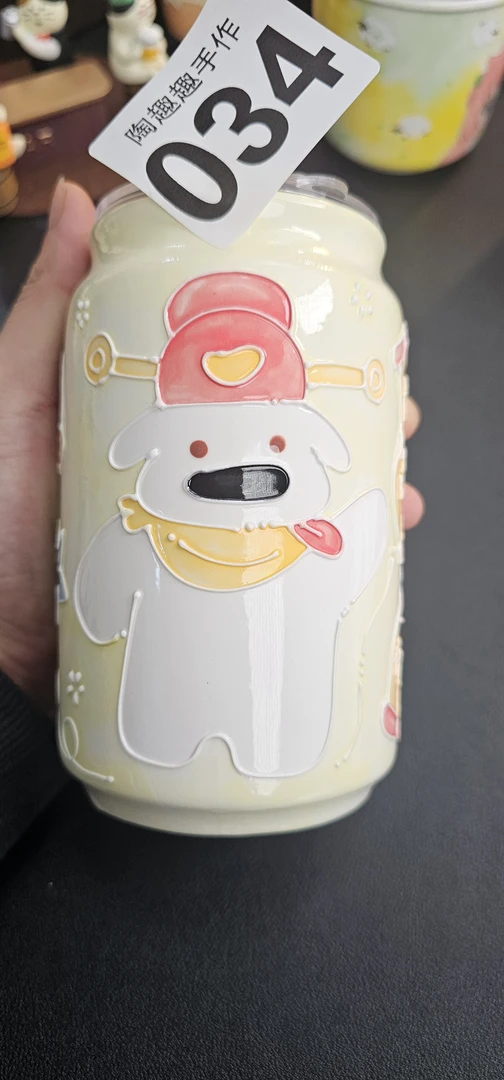 034手工手绘高温釉下彩