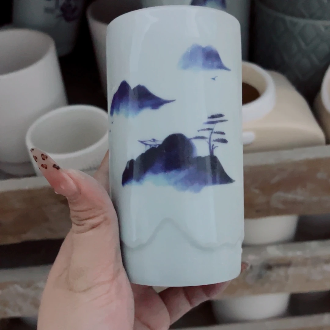 有孔陶瓷花盆，满10米包邮发货