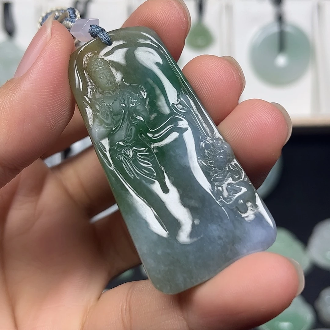 颈饰未镶嵌翡翠缅甸天然翡翠