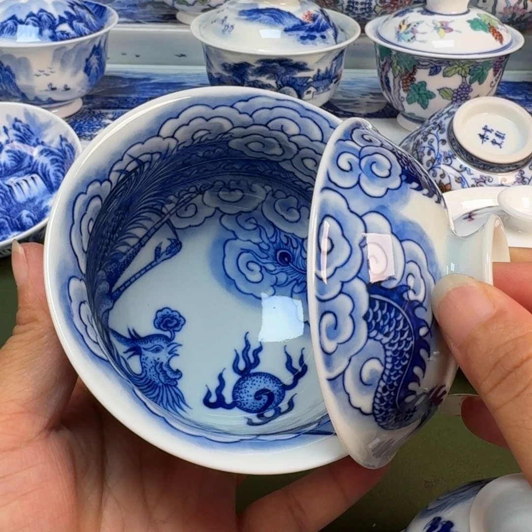 景德镇纯手绘茶具圆圆291