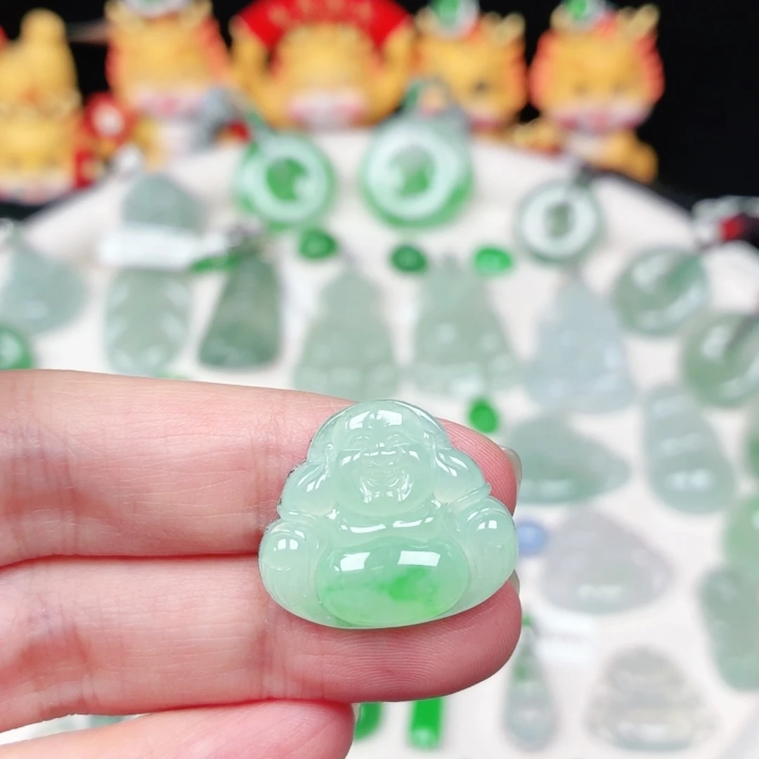 颈饰未镶嵌翡翠缅甸天然A货翡翠
