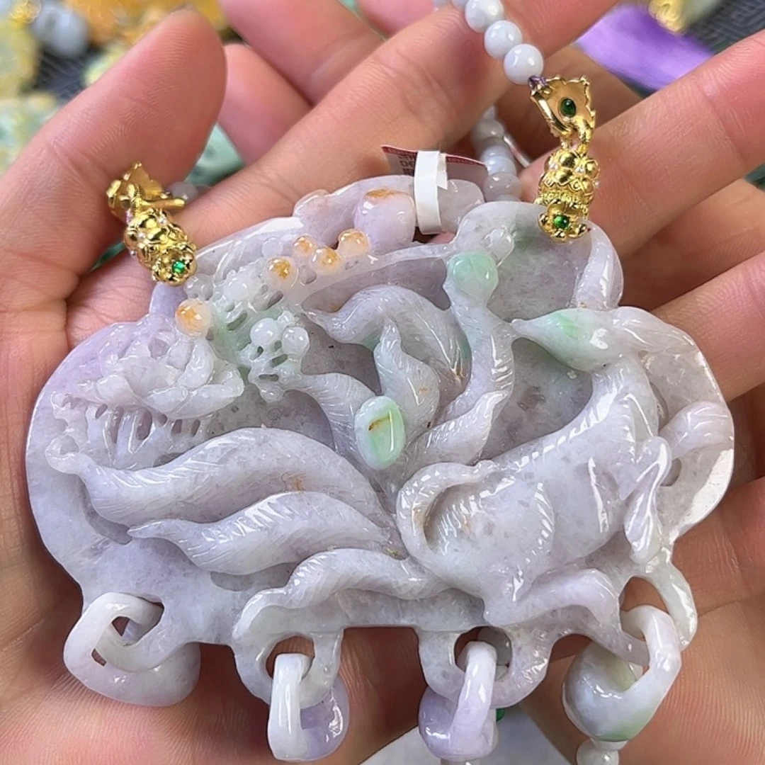 【闪购商品】翡翠颈饰未镶嵌挂件