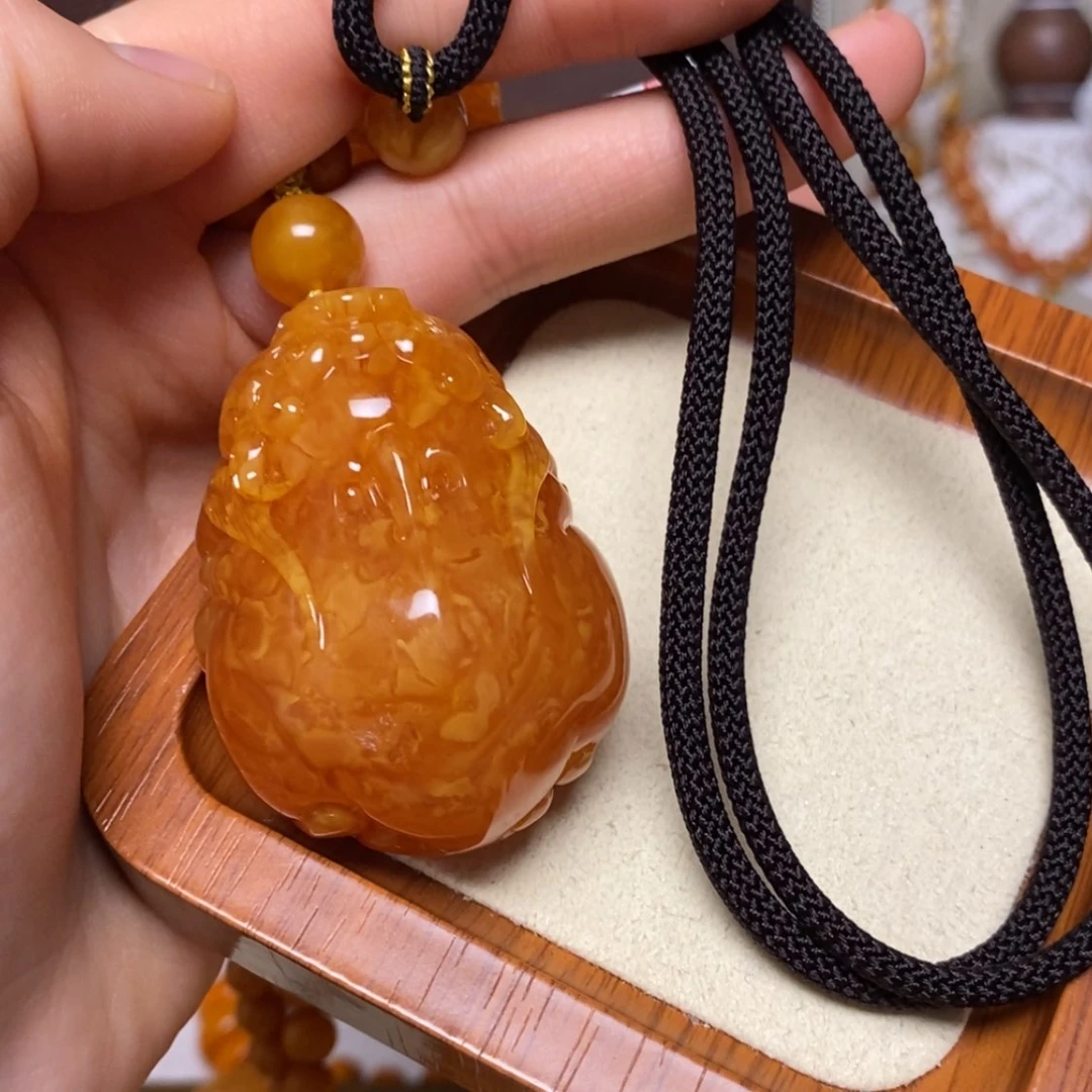 【闪购商品】蜜蜡颈饰未镶嵌项链定制