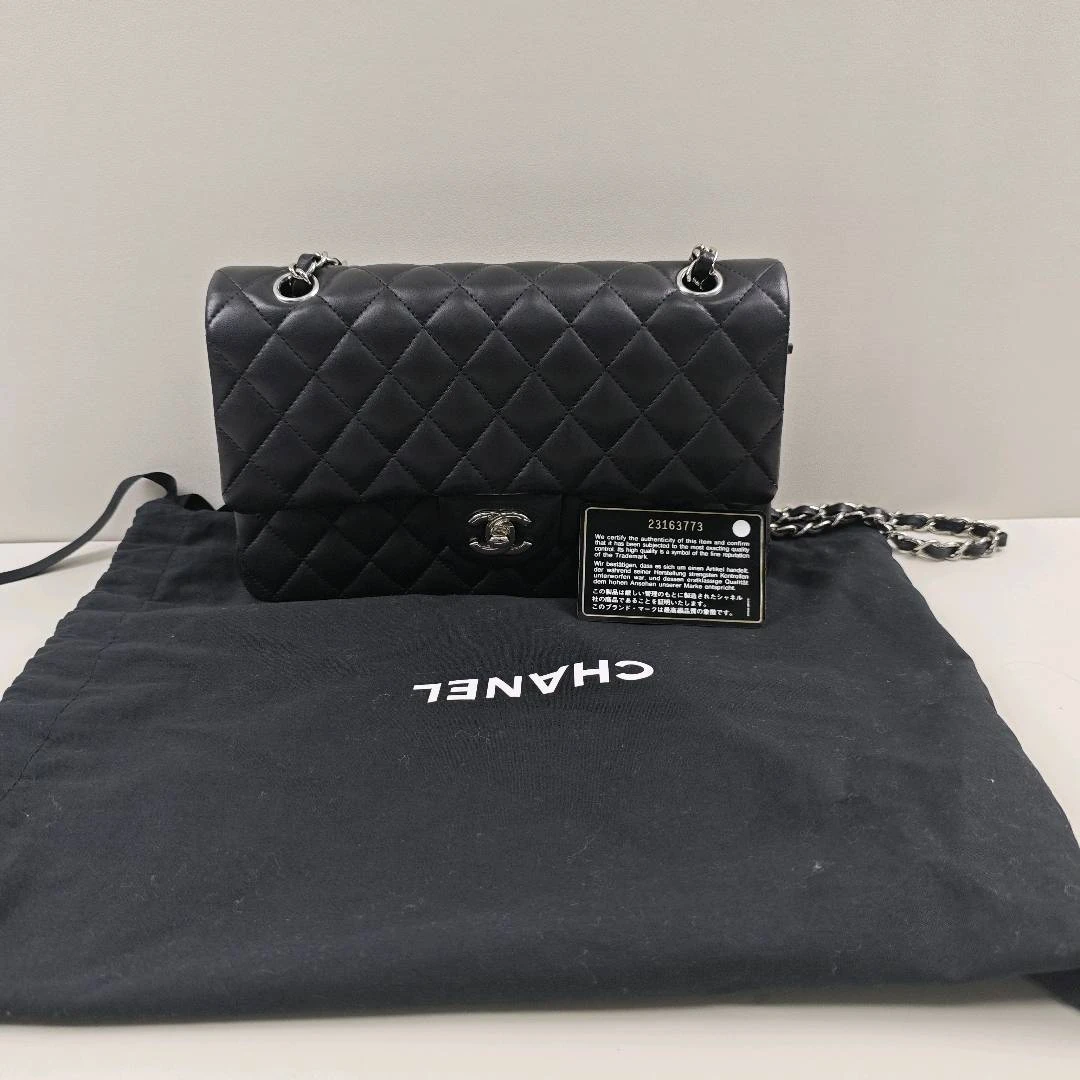 95新 Chanel/香奈儿 香奈儿cf羊皮中号23开单肩包 10603