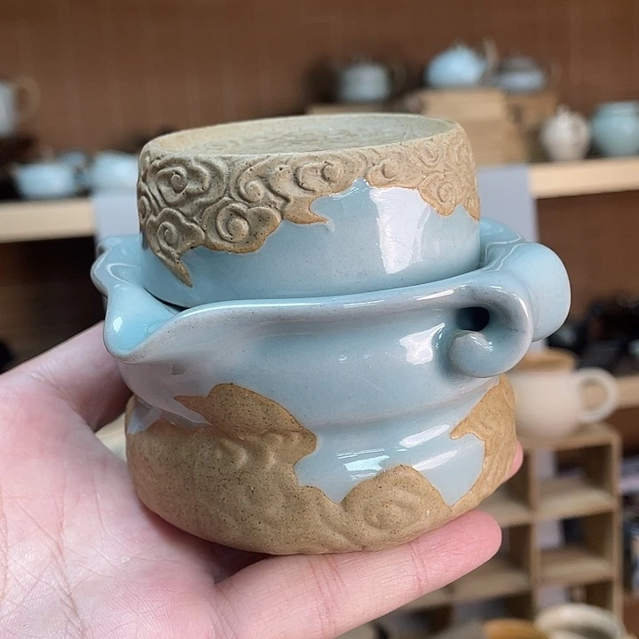 壶老段烧陶瓷茶器