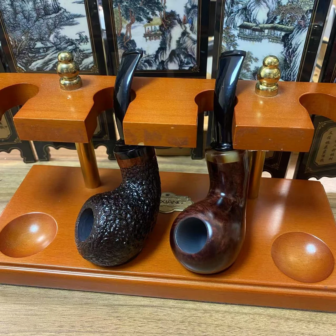 130纯手工石楠木烟斗