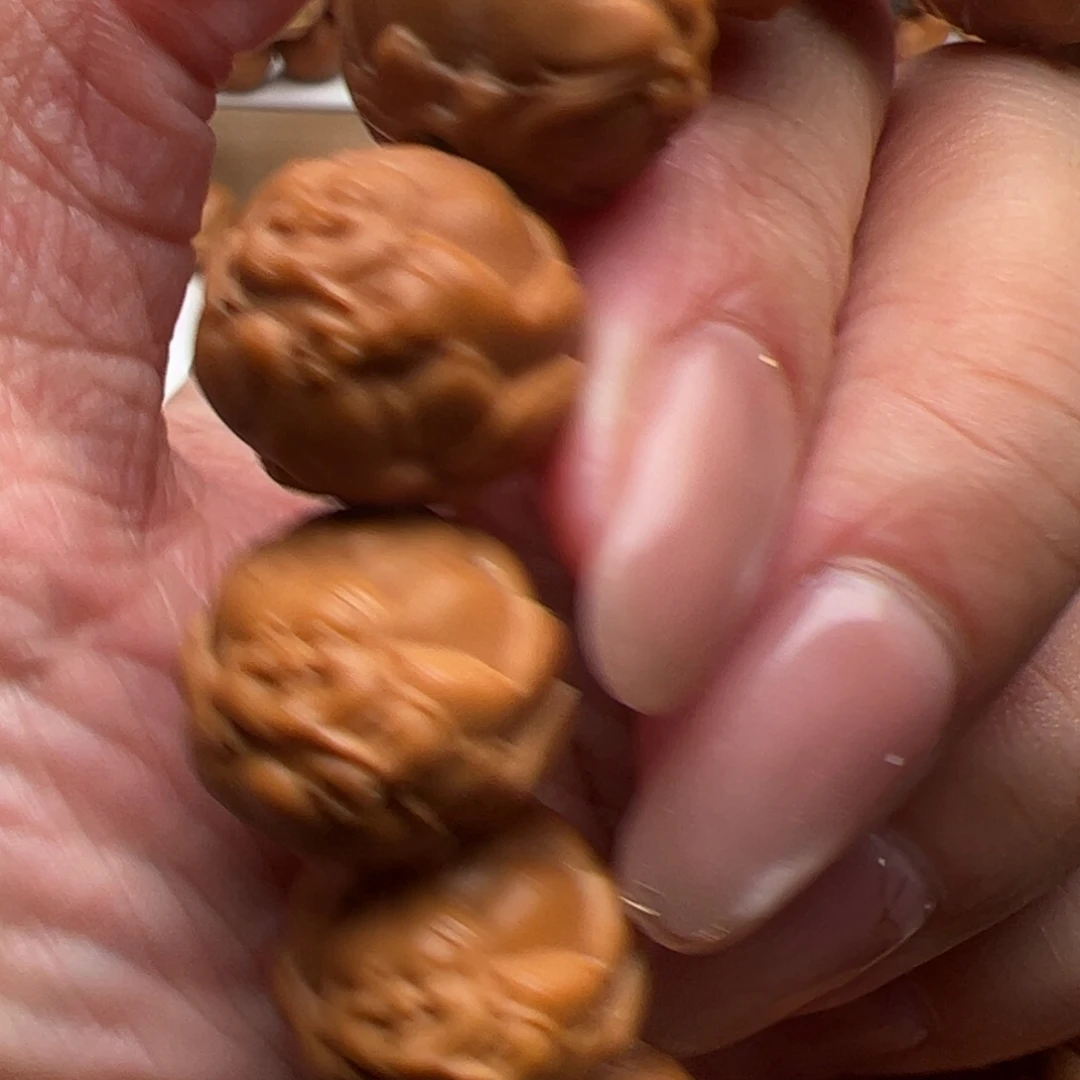 猴头核桃吊坠荷花二仙