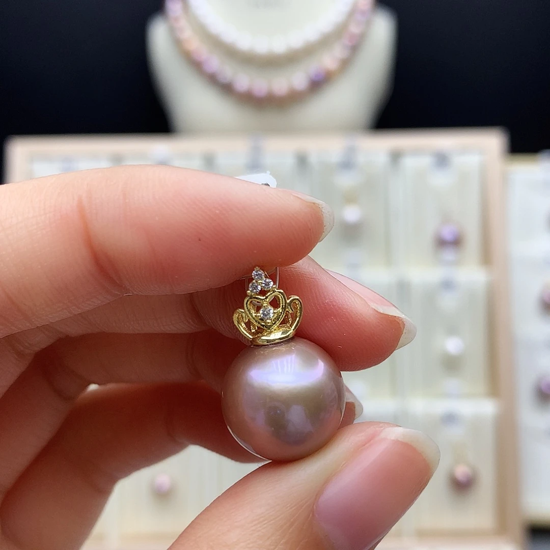 颈饰合金淡水珍珠