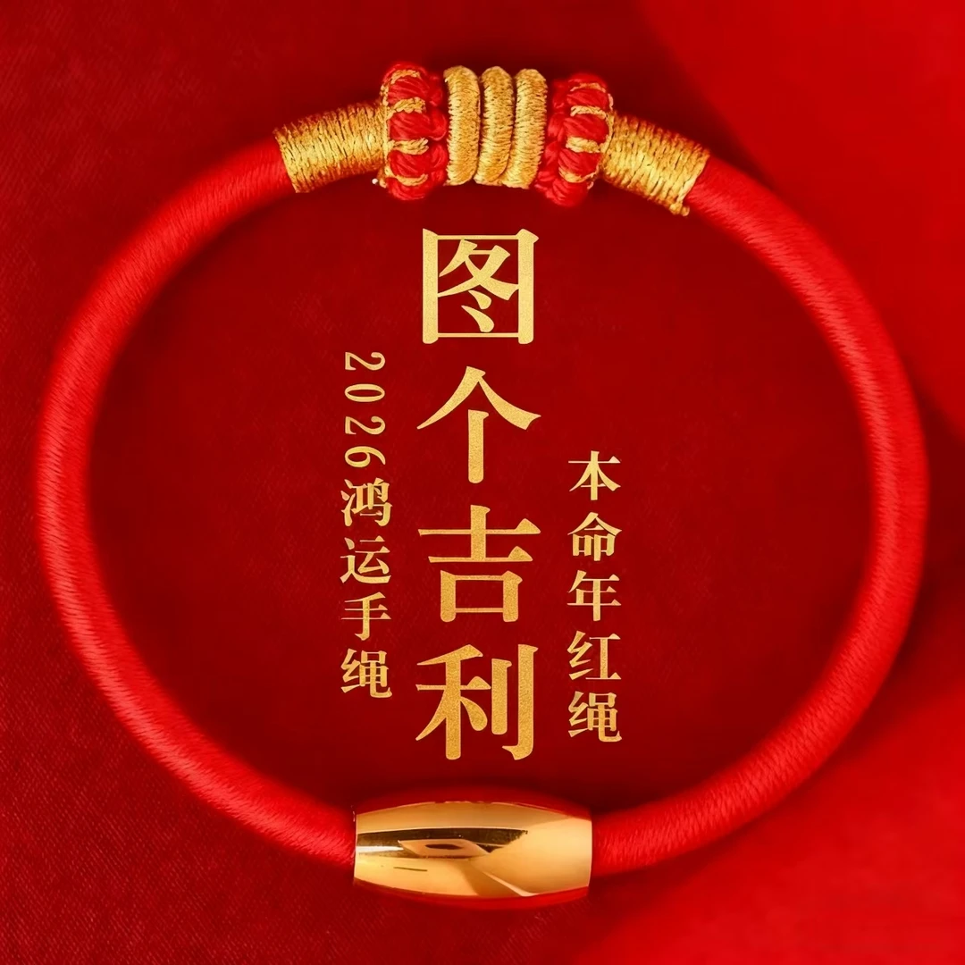 图个吉利本命年太岁红绳驾车个人用品