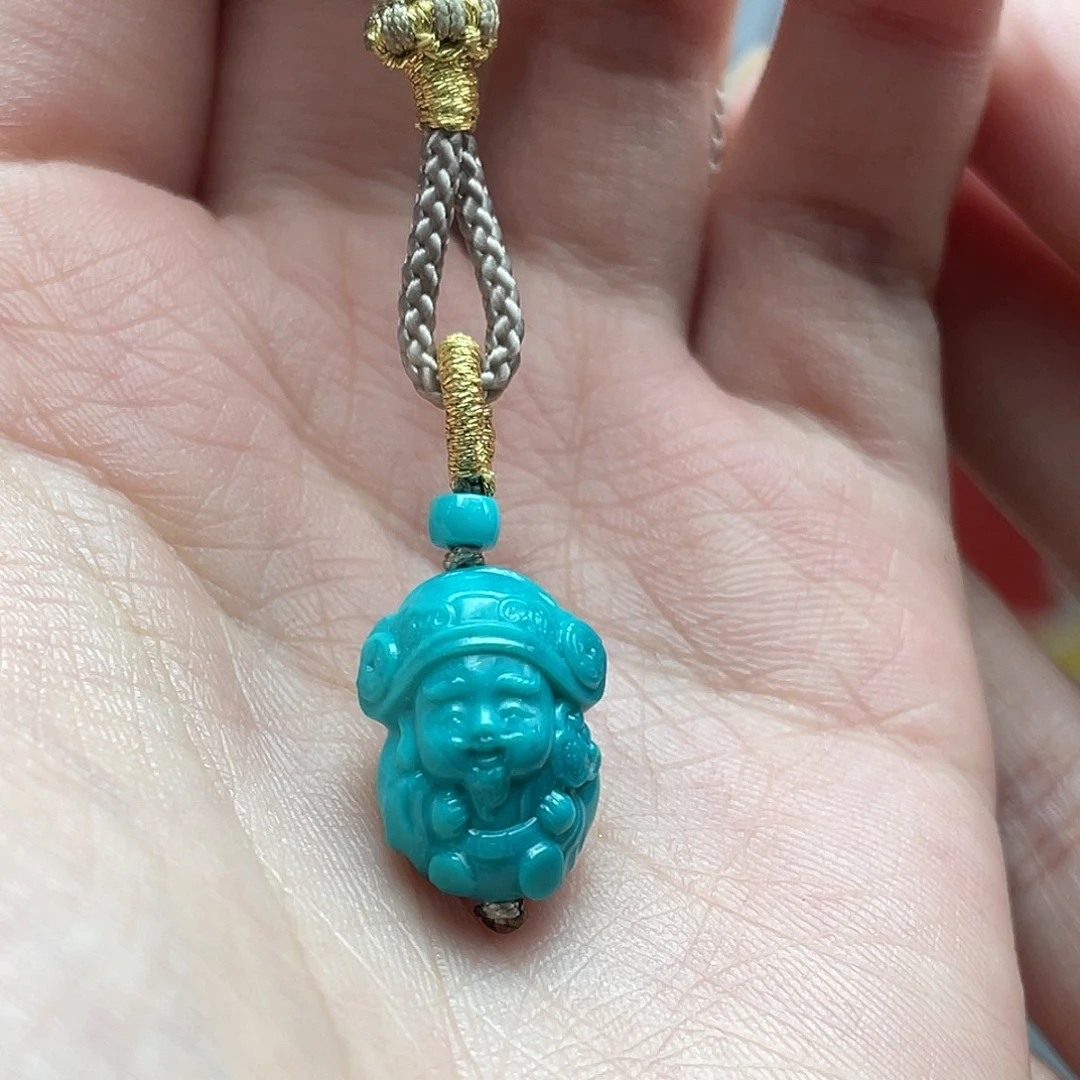 绿松石未镶嵌颈饰