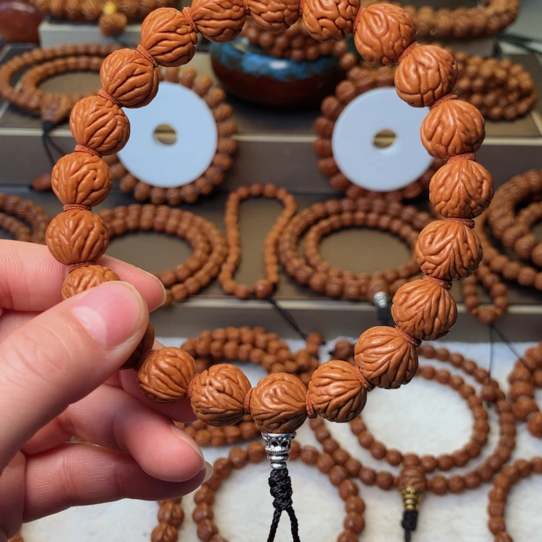 手串桃核秦岭龙纹