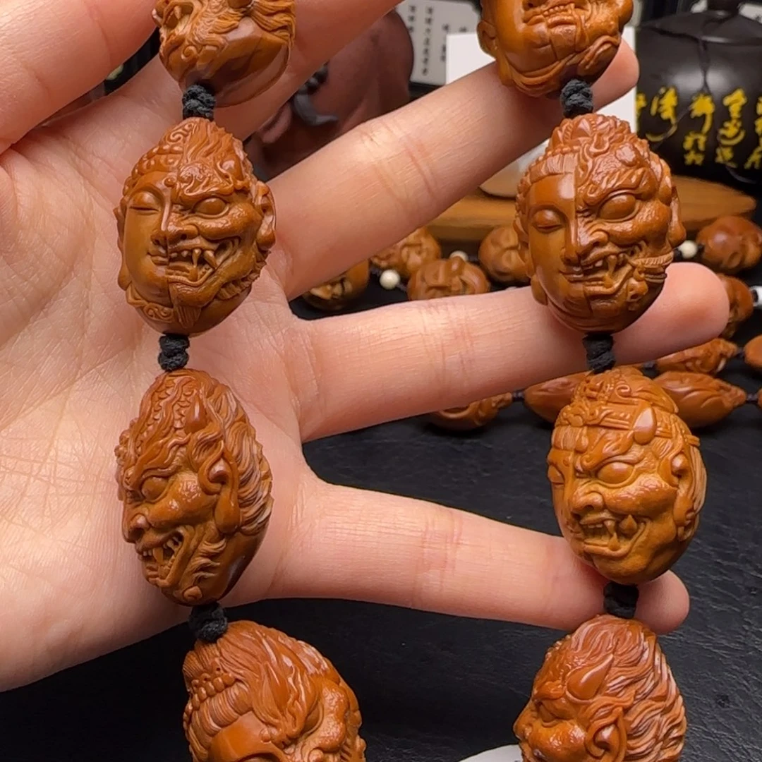 橄榄核手串/手链一念佛魔