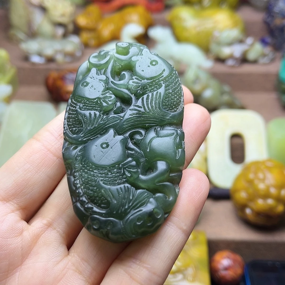 白玉菩提吊坠135。。