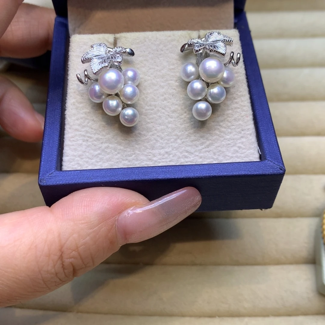 未镶嵌耳饰淡水珍珠