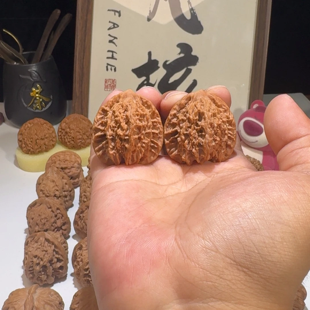 吊坠文玩核桃36尺寸秦岭野虎
