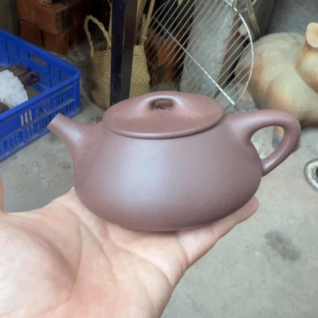 茶壶底槽青微瑕的壶