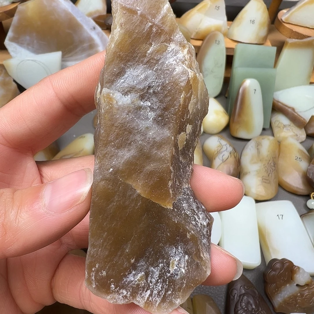 和田玉（糖玉）未镶嵌珠宝半成品