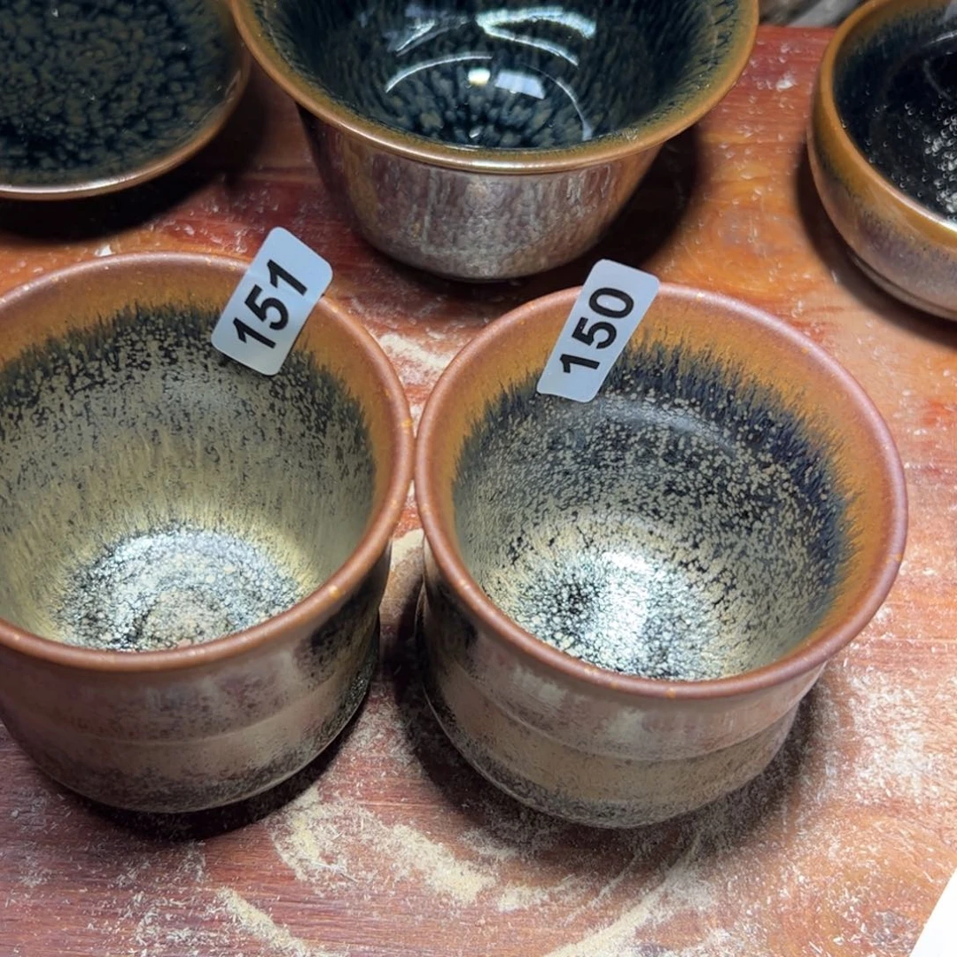 茶盏人***人全手工原矿愿釉建盏