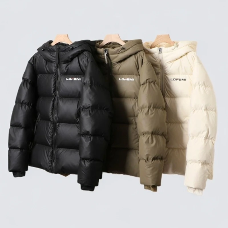 【新款首发】短款肤感蛋白皮黑钻5.0三色版+男女羽绒服外套-YL11